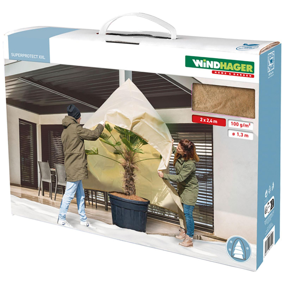 Housse Windhager S-PRO protection antigel Housse d'hiver, 2,0x2,4 m