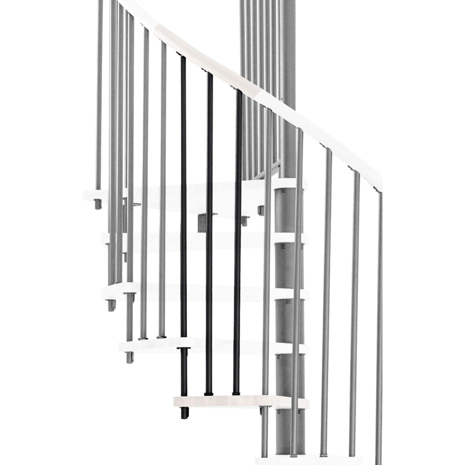 Extension pour Minka Spiral Wood, 332 cm, 160 cm,Hêtre,Noir,weiß gebeizt & lackiert