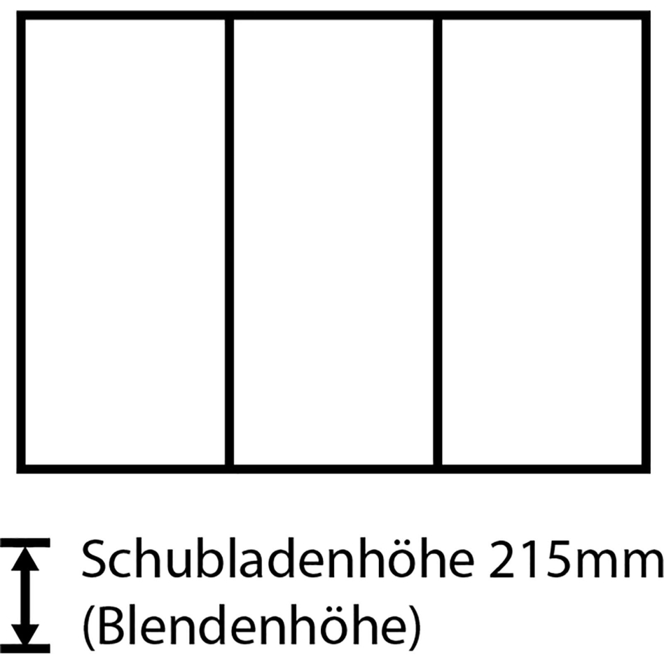 Wellker Schubladeneinteilung Werkzeugwagen WDH, 215 mm