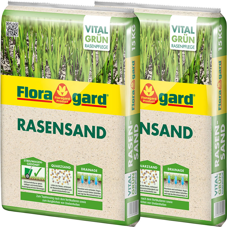 Floragard Rasensand, 2x15 kg, 1 Pack