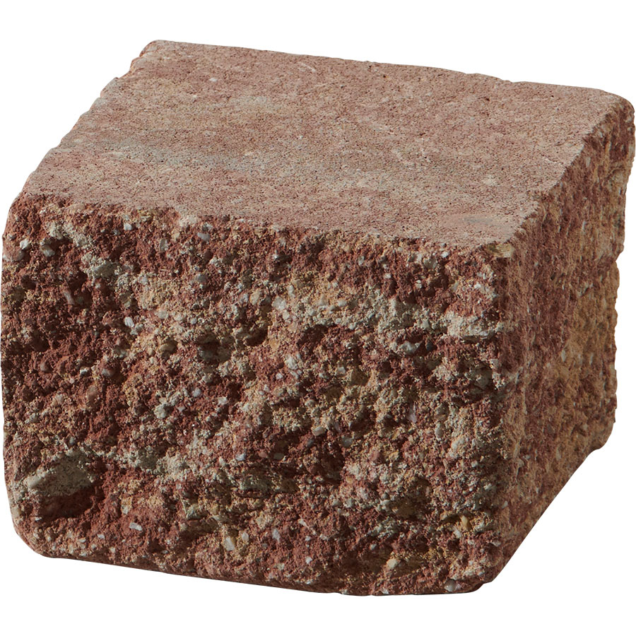 KANN Gartenmauer Vermont Kompakt Nebraska Kies Mauersteine, Halbende (15x15 cm)