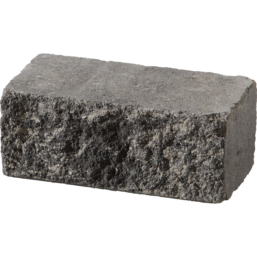 KANN Gartenmauer Vermont Kompakt Nero Bianco Mauersteine, Grundelement (30x15 cm)