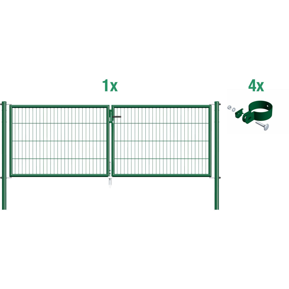 Alberts Einstabmatten Doppeltorset grün, 100x300 cm (HxB)