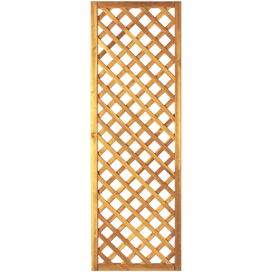T&J Diagonal-Rankzaun MW 6x6 cm Rankgitter Sichtschutzzaun, 60x180 cm Image