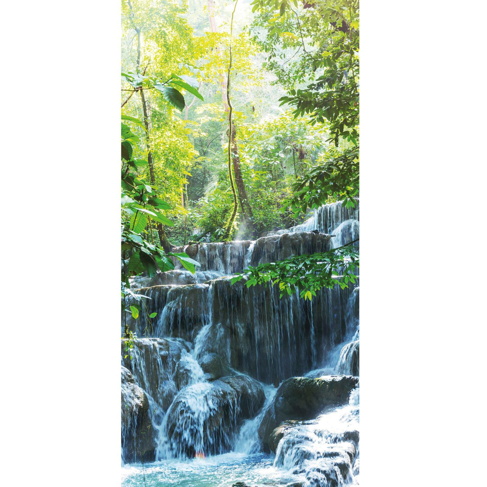 Panneau mural de douche Winwall en composite aluminium Cascade du Mexique, 1 pièce, 2500x1250 mm