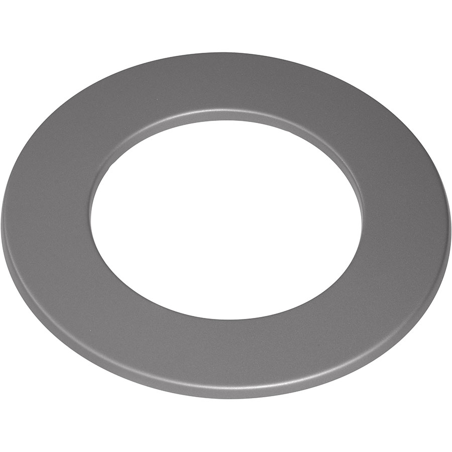 Justus Rosette für Kaminofen, Gussgrau