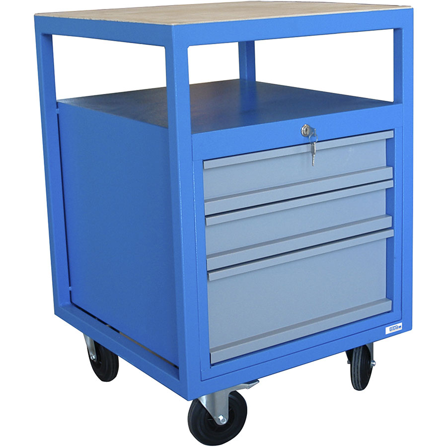 Güde Rollwerkbank P 600 Werktisch, Mit 3 Schubladen
