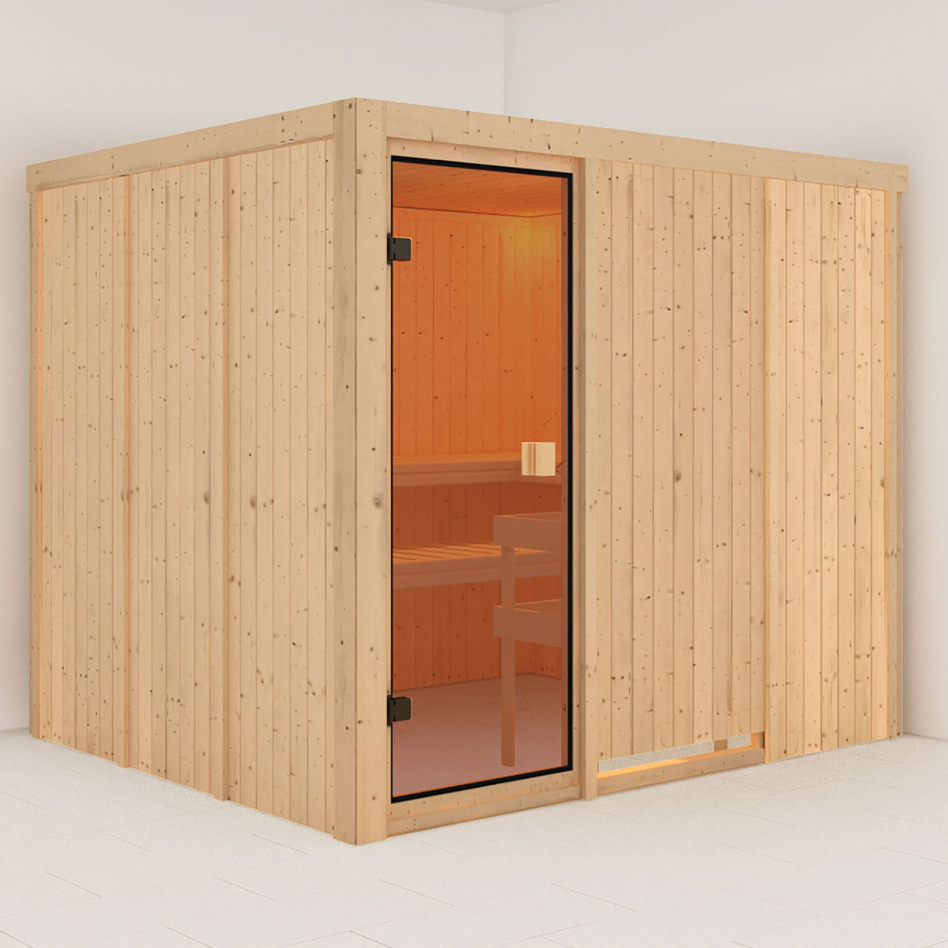 Sauna Karibu Woodfeeling Nybro, sans poêle