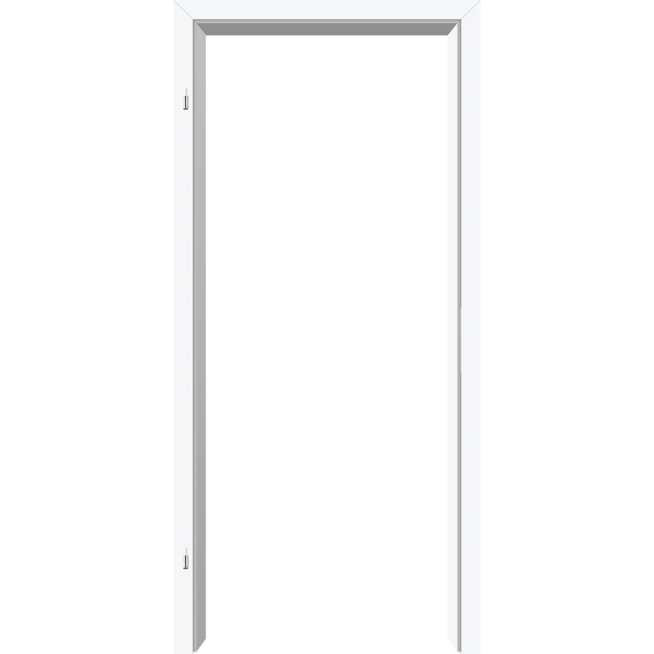 Kilsgaard Typ 4 Türzarge Supraweiß lackiert Türrahmen, DIN Links, 610x1985 mm,80-98 mm
