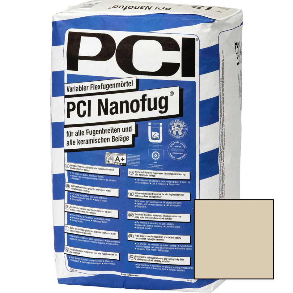 PCI Nanofug Mortier de jointoiement flexible variable, 4 kg, Beige Bahama (No. 02)