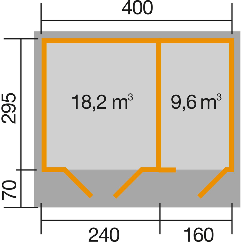 weka Gartenhaus "261 Gr.2"