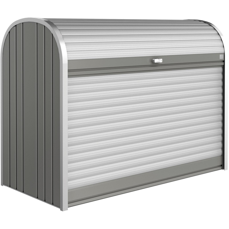Biohort StoreMax Rollladenbox quarzgrau-metallic, 160 (163x120x78 cm)