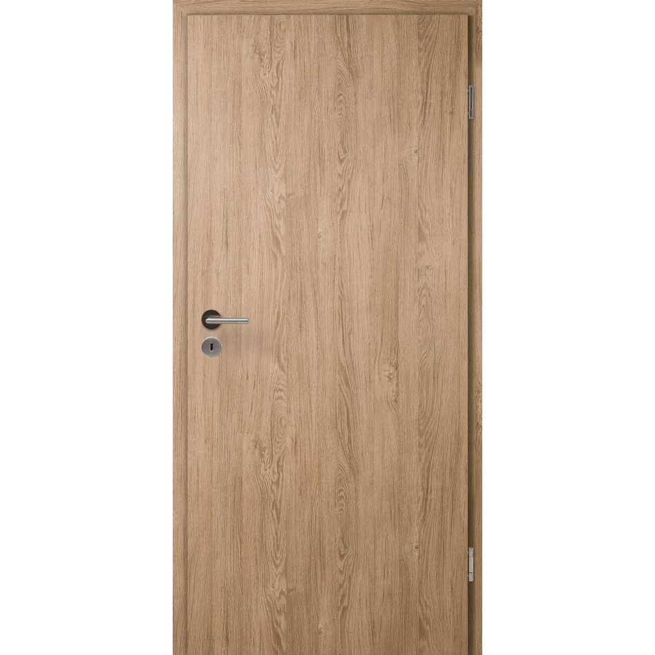 Kilsgaard Zimmertür Raucheiche Lamikor Typ 43/00 Rundkante, DIN Links, 610x2110 mm