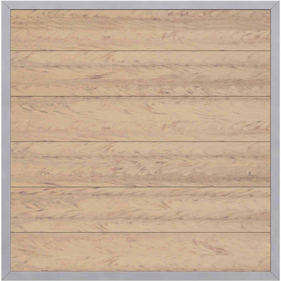 Panneau brise-vue bois composite, TraumGarten DESIGN sable, 180x180 cm