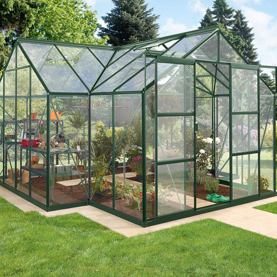 Vitavia Gewächshaus Orangerie Sirona Tomatenhaus, Smaragd