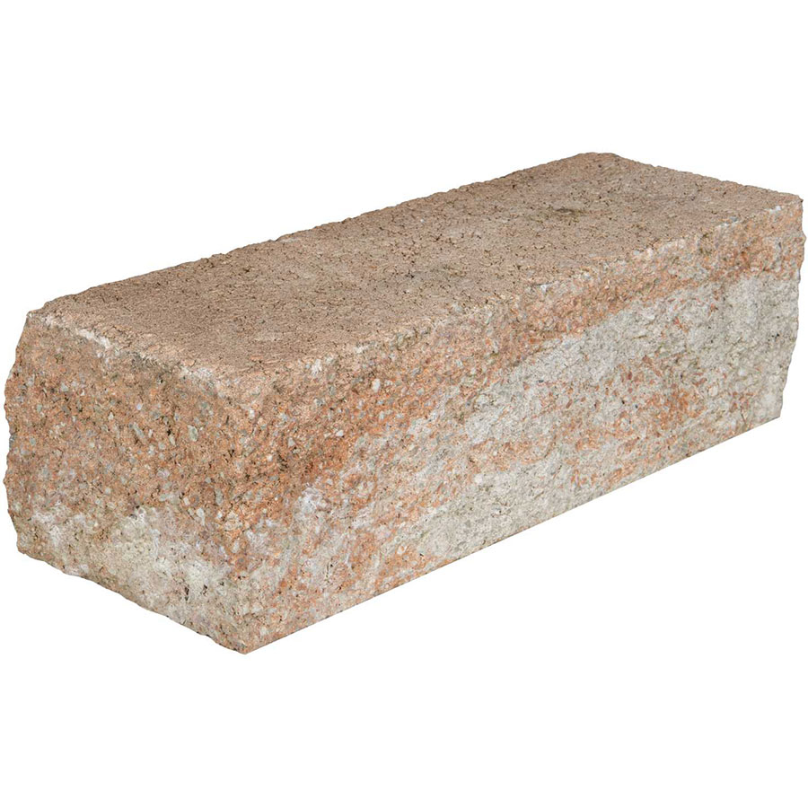 EHL Gartenmauer Mauersystem BossIntak light sandstein-gelb Mauersteine, Anfangs-/Endstein (50x18 cm)