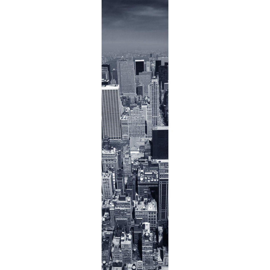 Ximax Raumheizkörper Design Heizkörper P1 Plan Print Skyline vertikal, 180x44,5 cm (816 W)