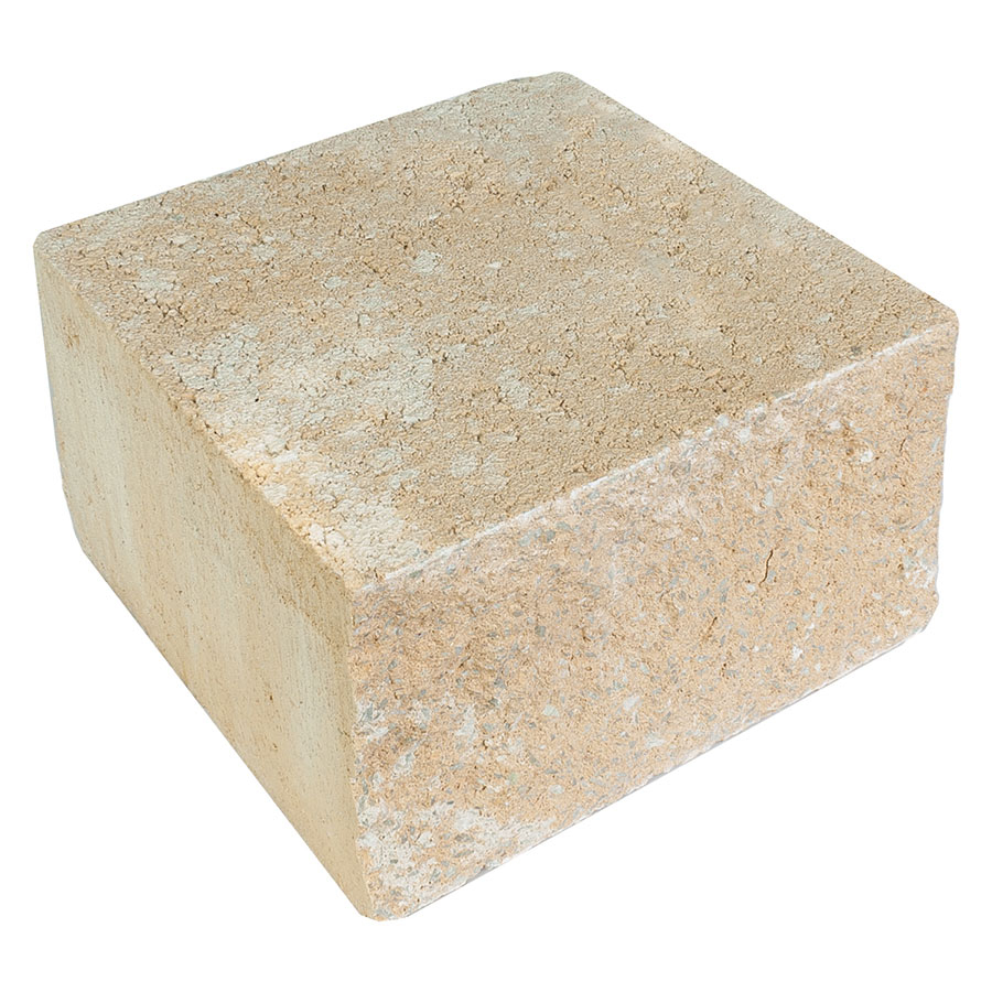 EHL Gartenmauer Mauersystem BossIntak Mauersteine sandstein-gelb, Halbstein (25x25 cm)