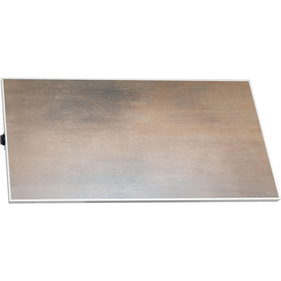 Jollytherm Infrarotheizung mit Keramikfeinsteinzeug rostoptik - Keramikheizkörper 400 W / 1200 W, 60x120 cm (1200 W)