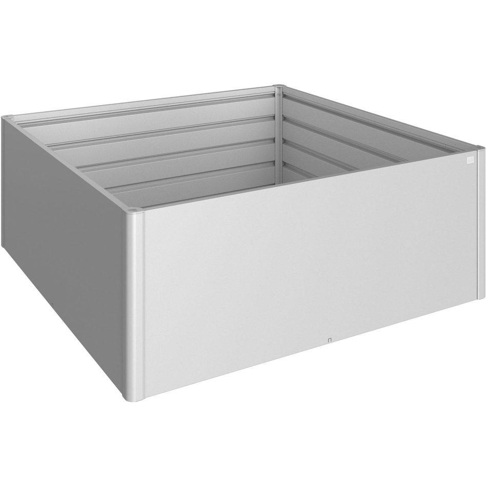 Biohort HochBeet silber-metallic, 2x2 (201x201x77 cm)