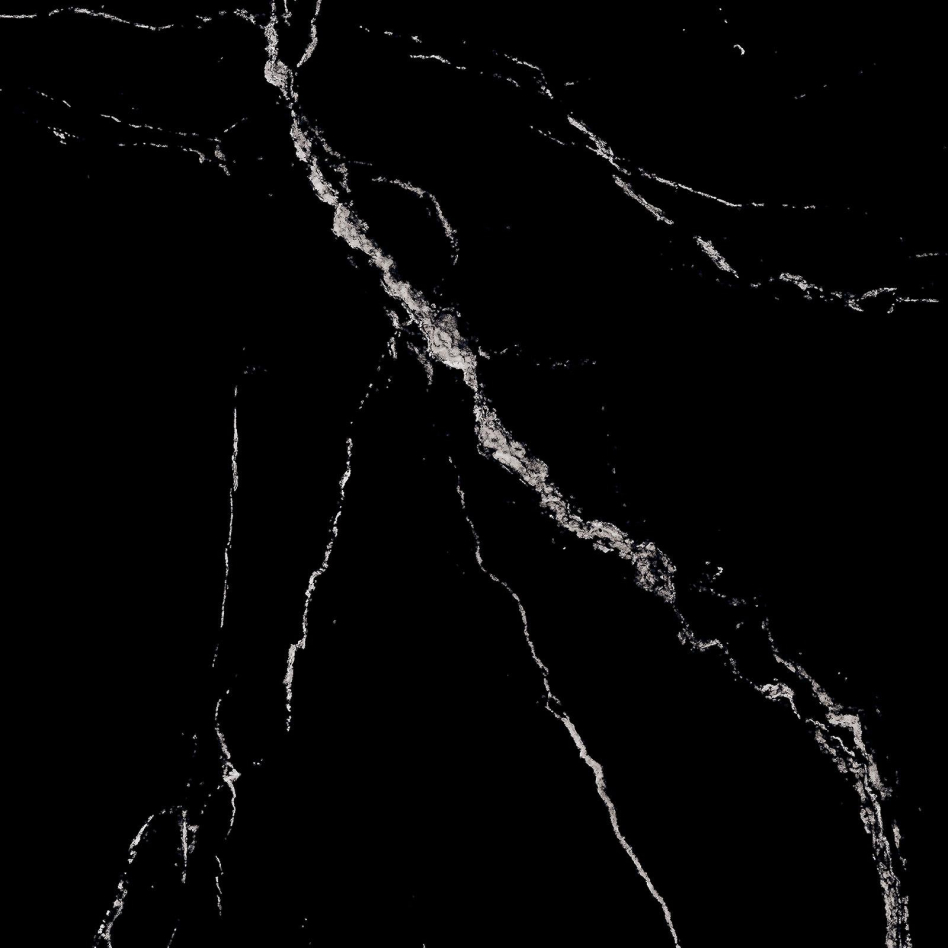 Wellker Fliesen Tampico Nero glasiert glänzend rektifiziert Stärke 9 mm, 60x60 cm, 1 Pack