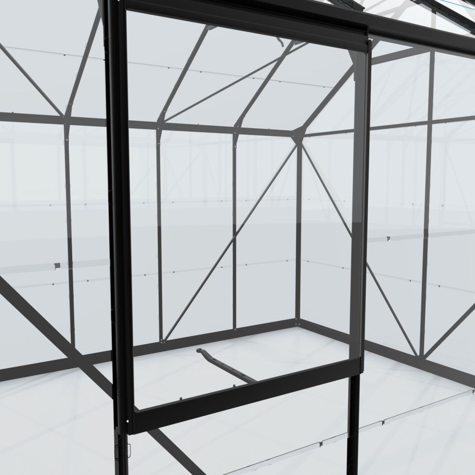 Vitavia Seitenfenster V, Mit ESG, Schwarz