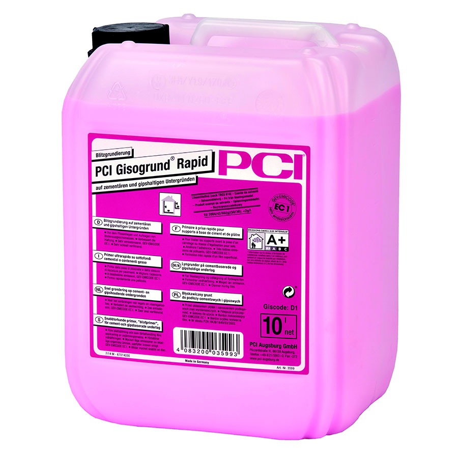 PCI Gisogrund Rapid Blitzgrundierung Rosa Pink Grundierung, 10 l
