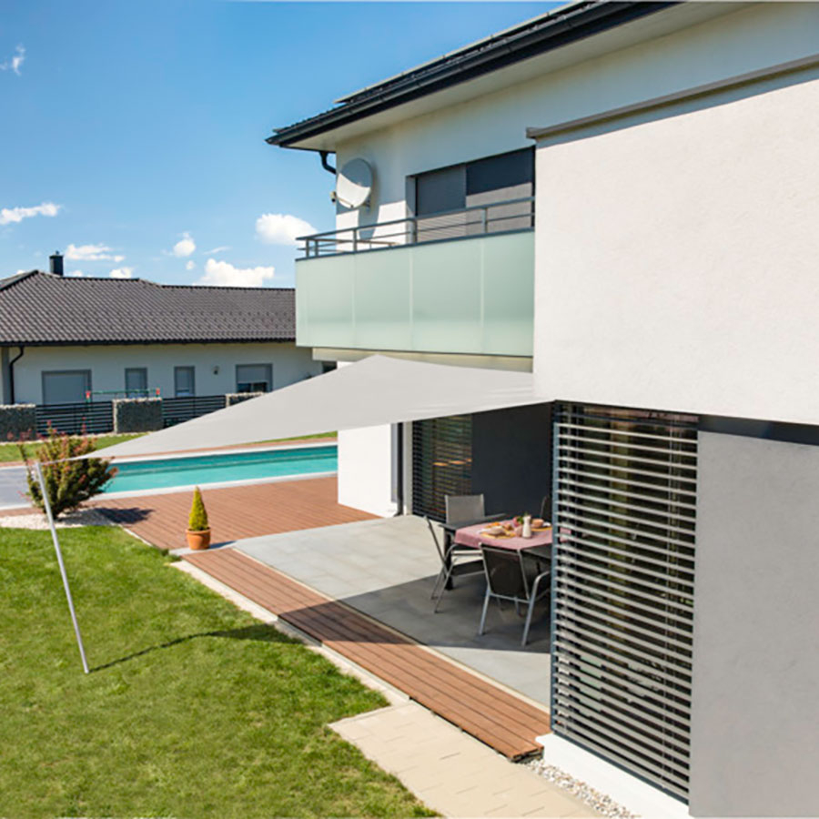 WINDHAGER Sonnensegel, Dreieck - beige