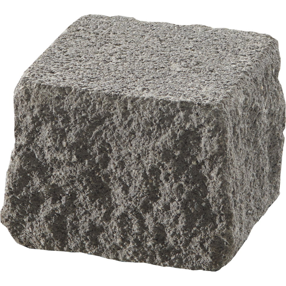 KANN Gartenmauer Vermont Kompakt grau Mauersteine, Halbende (15x15 cm)