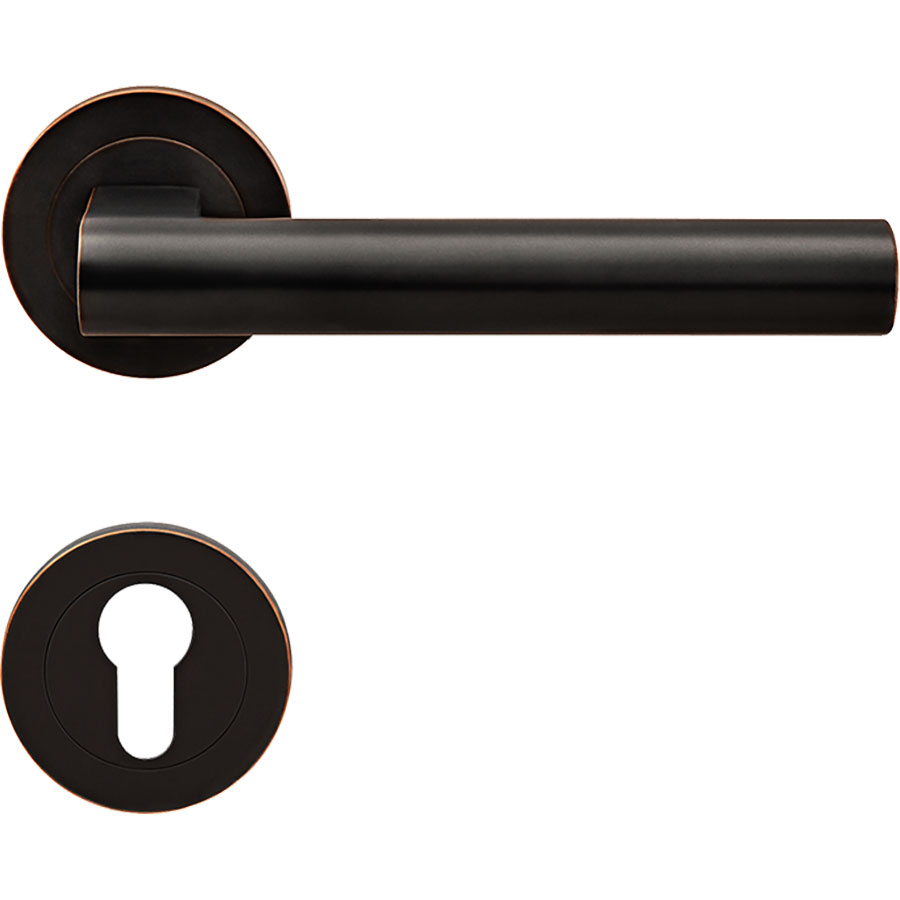 Karcher Wechselgarnitur Madeira ER45 Antik Bronzeoptik Türklinke, DIN rechts
