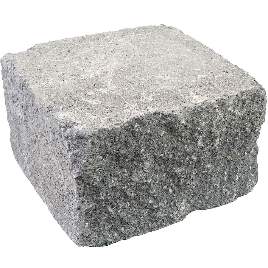 EHL Gartenmauer Mauersystem BossAntik light grau-anthrazit-nuanciert Mauersteine, Halbstein (25x18 cm)