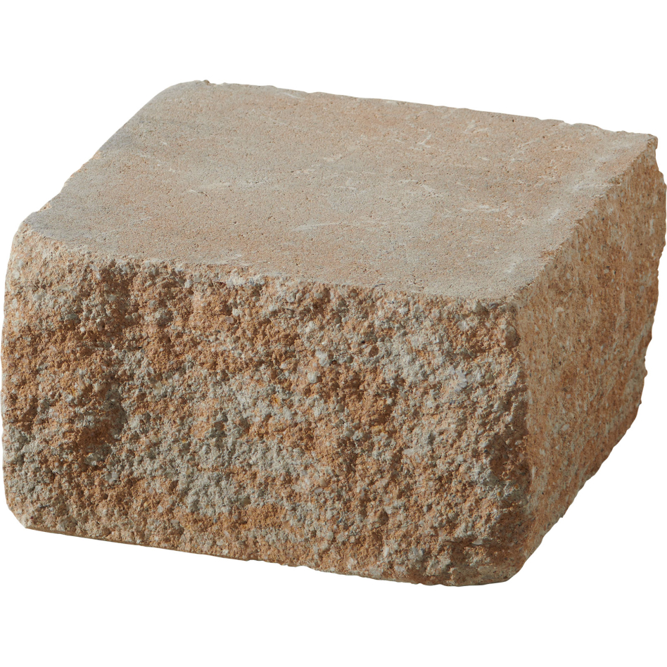 KANN Gartenmauer Vermont sunset Mauerabdecksteine, Halbende (25x25 cm)