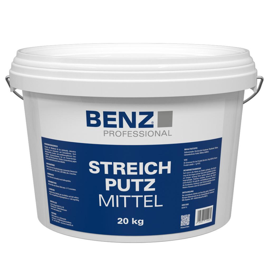 BENZ PROFESSIONAL Enduit à peindre blanc Enduit intérieur Prêt à l'emploi, mittel
