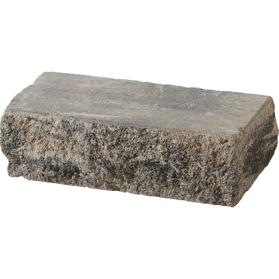 KANN Bruchsteinmauer Vermont muschelkalk-nuanciert Mauerabdecksteine, End-Element (50x25 cm)