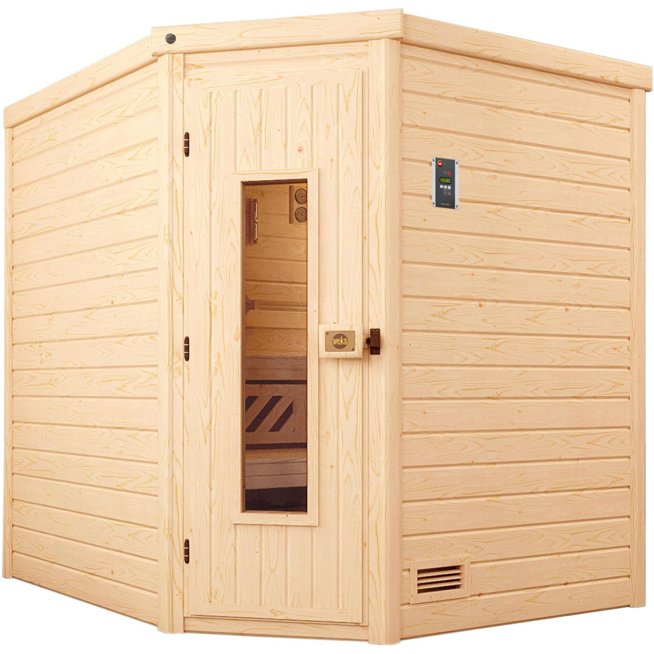 weka Sauna "Turku" Set, 7,5 kW-Ofen mit digitaler Steuerung