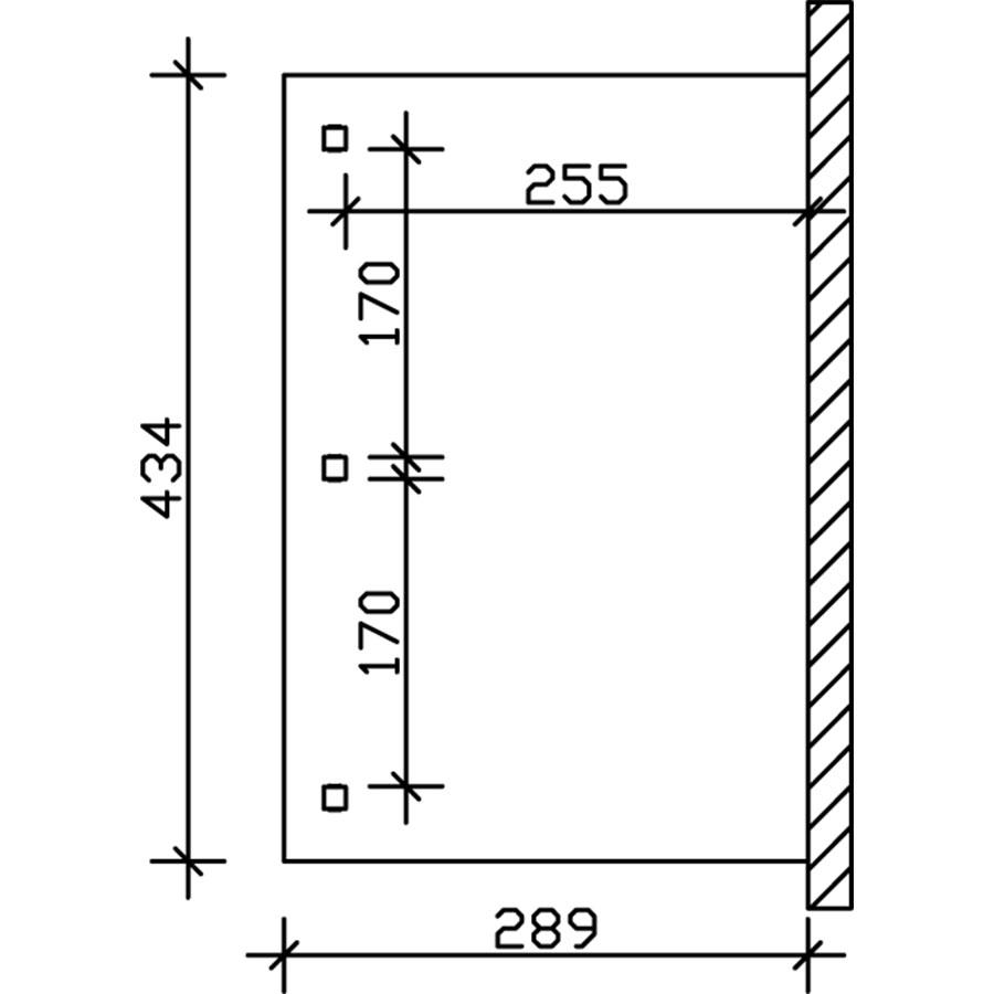 Skanholz Terrassendach "Venezia" Leimholz