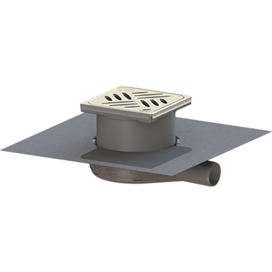 KESSEL Bodenablauf Der Ultraflache 54 DN 40 Designrost, mit Lock & Lift
