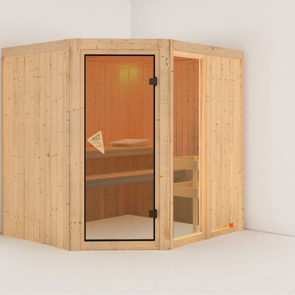 Karibu Sauna Fiona 2, sans poêle, sans corniche