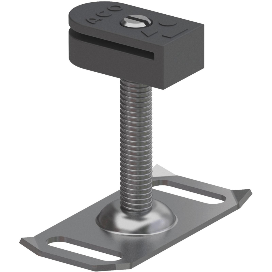 Régleur de hauteur pour drainage de façade ACO Frameline Fit, 70 mm, Acier zingué