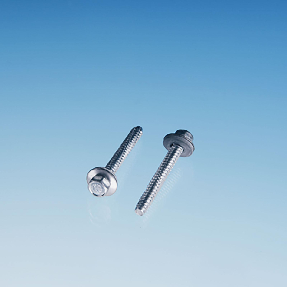 ALWO Oberprofilsystem Schrauben V2A 16 mm mit Dichtscheibe, 50 Stück, 6,3x64 mm,Stahlunterkonstruktionen, 1 Pack