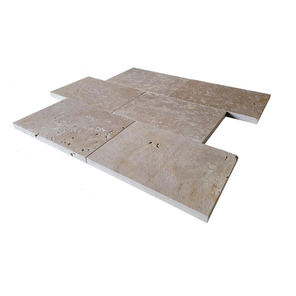 Orsol Dalles Pierre de Vianne Finition naturelle française, brossé, 1 palette