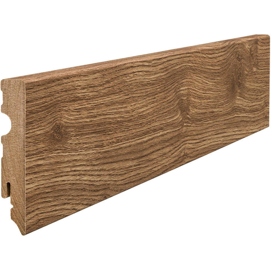HARO Stecksockelleiste Cube Eiche Portland natur Lombardia Fußleisten, 2200x15x80 mm