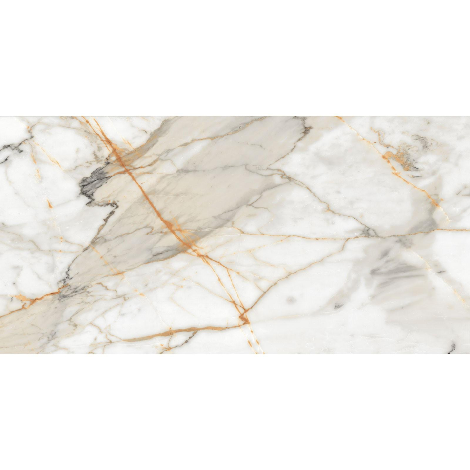 Wellker Fliesen Texcoco Gold glasiert glänzend rektifiziert Stärke 9 mm, 60x120 cm, 1 Pack