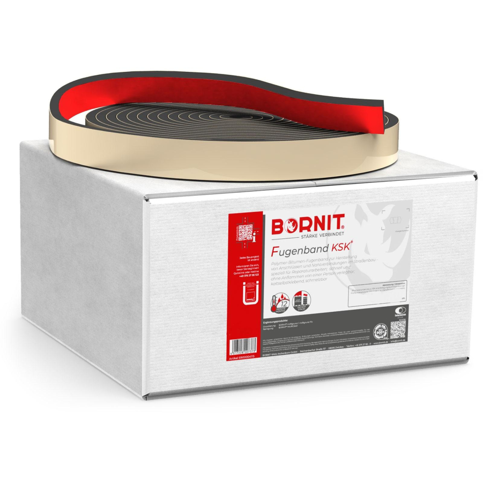 BORNIT Fugenband KSK Bitumenband selbstklebend, 40x10 mm / 40 m, 1 Karton