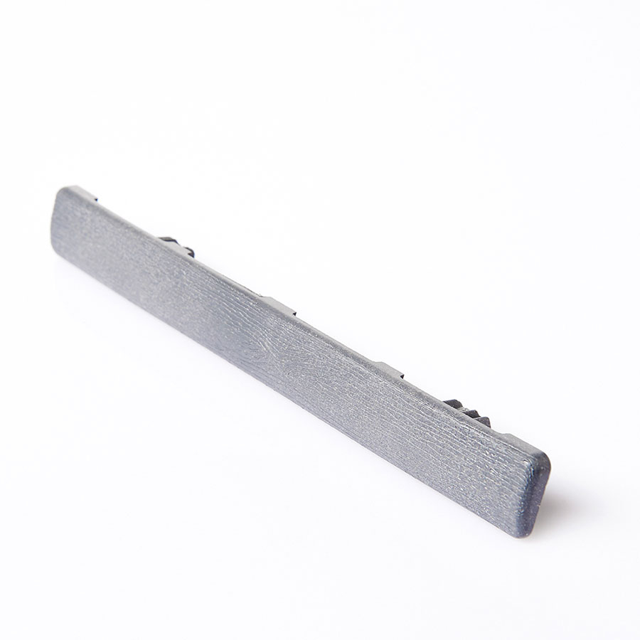 NATURinFORM WPC-Abdeckkappen-Set für DIE KOMPAKTE plus Wabenprofildiele 10er Beutel, granitgrau/graphitgrau