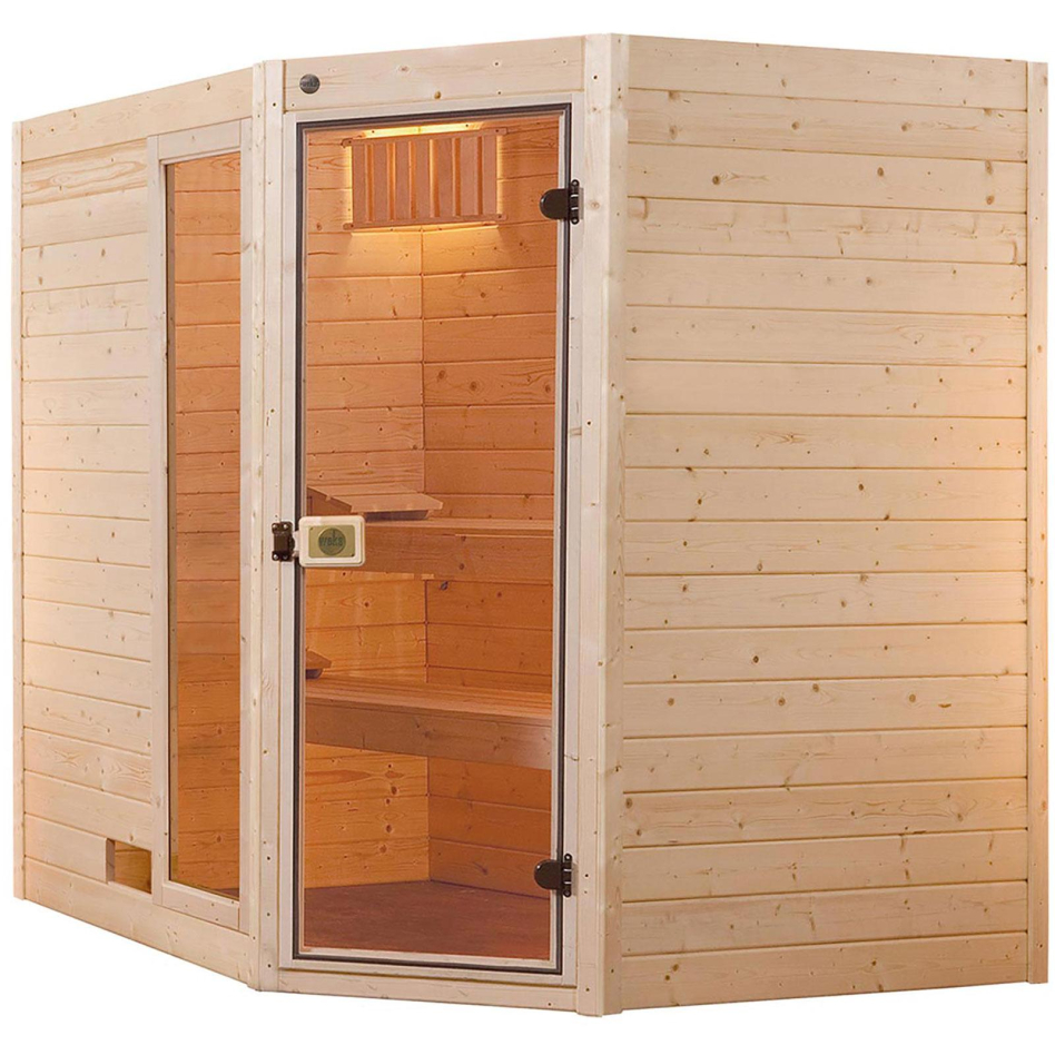 weka Sauna "Valida" Set, 9 kW-Ofen mit integrierter Steuerung