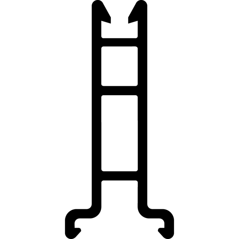 ALWO Thermosprosse Mitteldistanzprofil Montageprofil, 32 mm, 6000 mm