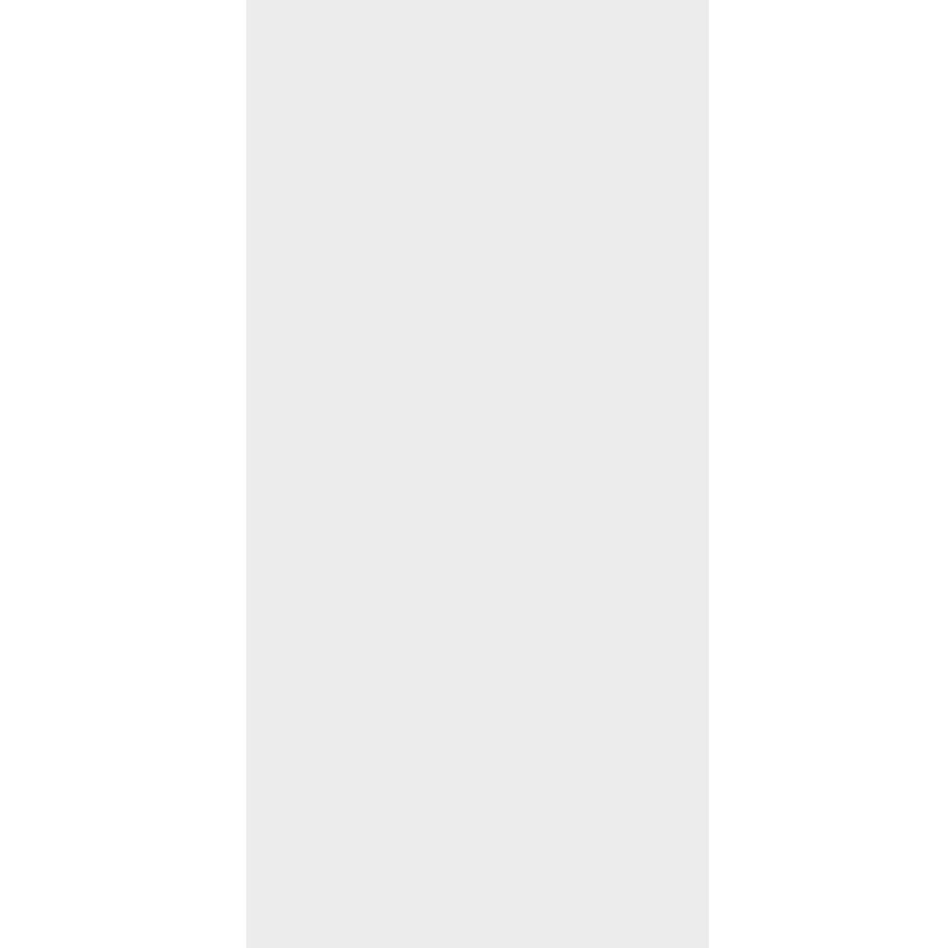 Panneau mural douche aluminium composite Winwall Basics blanc pur, 1 pièce, 2500x1000 mm