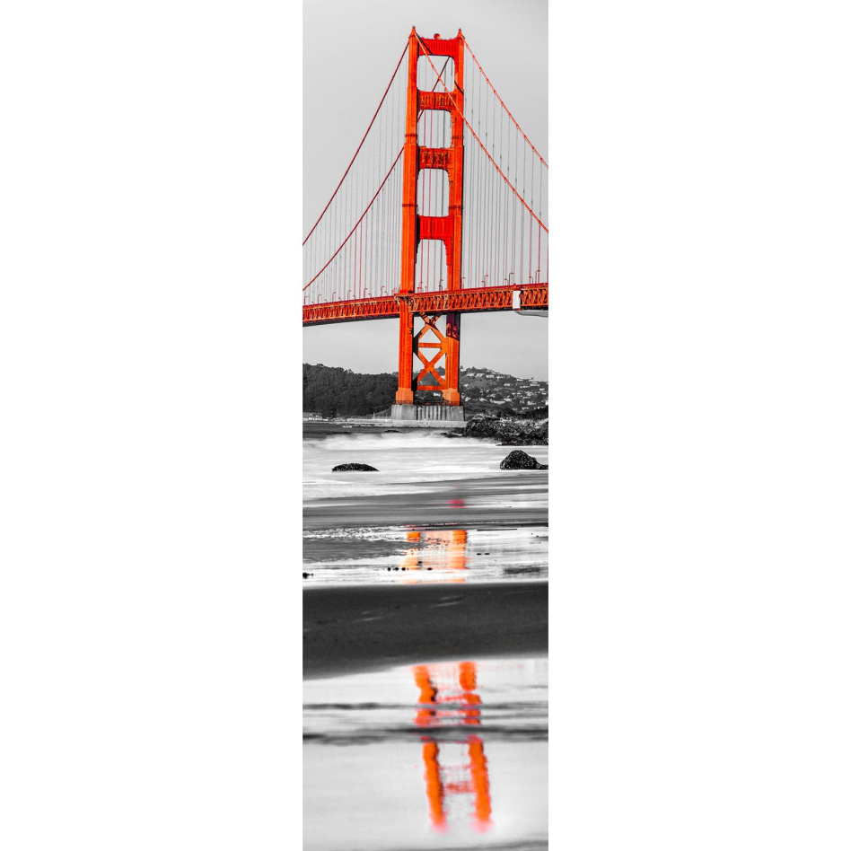 Ximax Raumheizkörper Design Heizkörper P1 Plan Print Golden Gate Bridge vertikal, 180x52 cm (952 W)