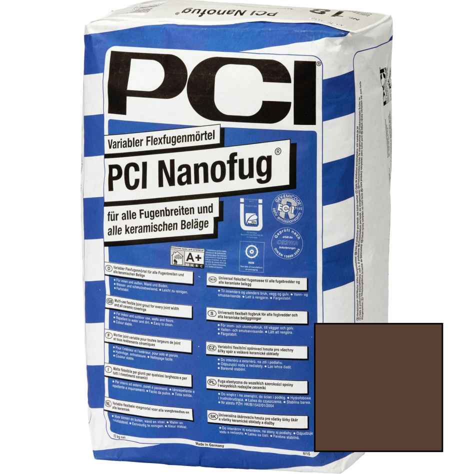 PCI Nanofug Mortier de jointoiement flexible variable, 4 kg, brun foncé (No.41)